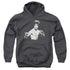BRUCE LEE/FINAL CONFRONTATION - YOUTH PULLOVER HOODIE - CHARCOAL