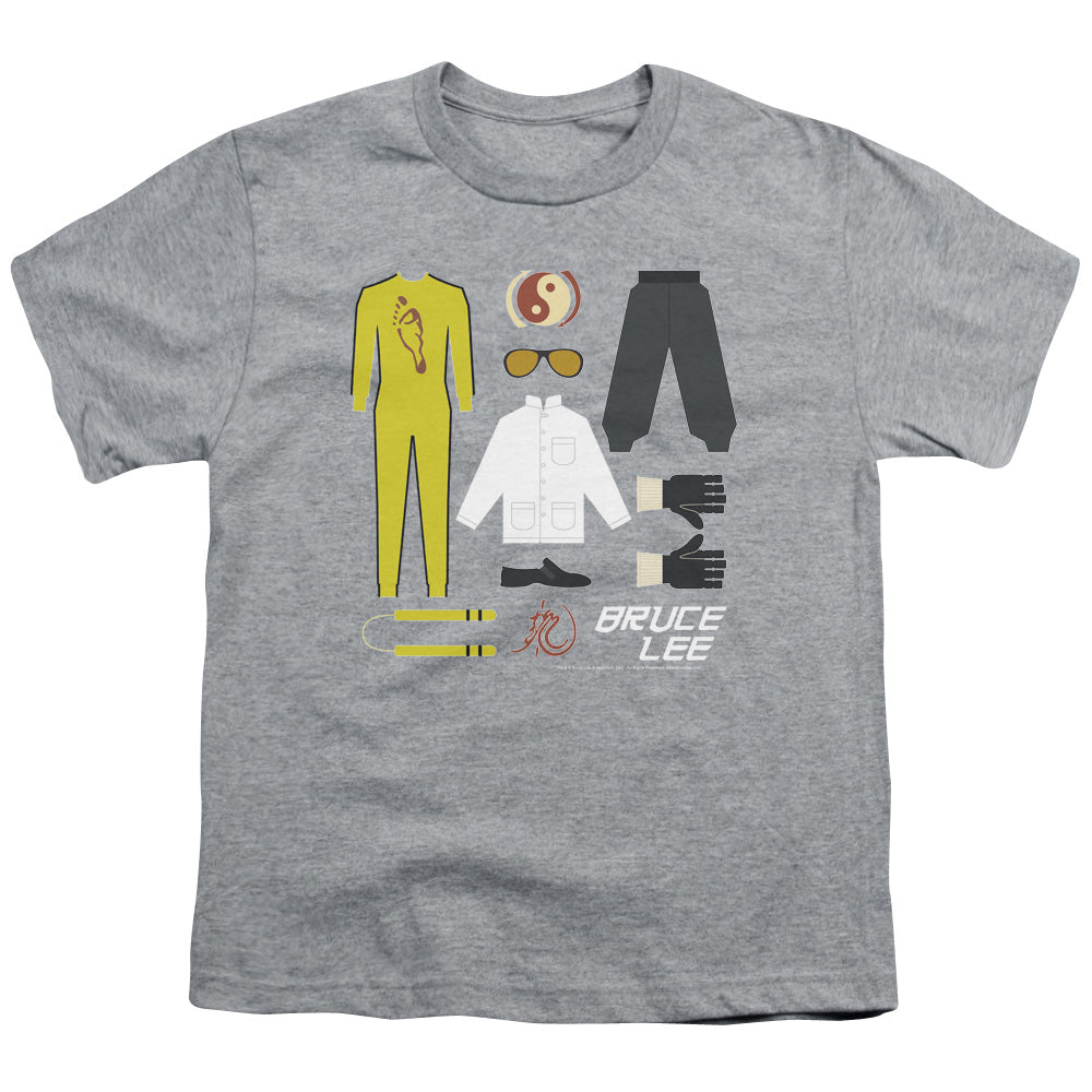 BRUCE LEE/LEE GIFT SET - S/S YOUTH 18/1 - ATHLETIC HEATHER