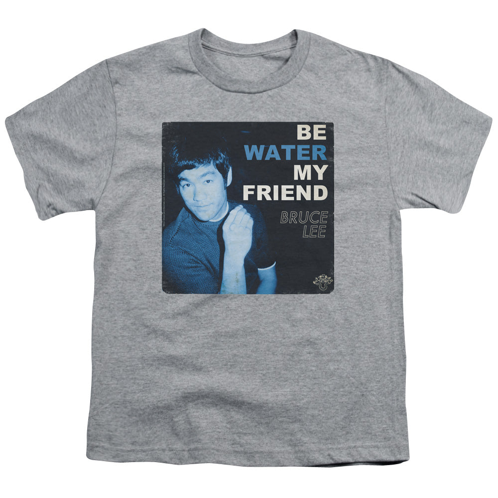 BRUCE LEE/WATER - S/S YOUTH 18/1 - ATHLETIC HEATHER