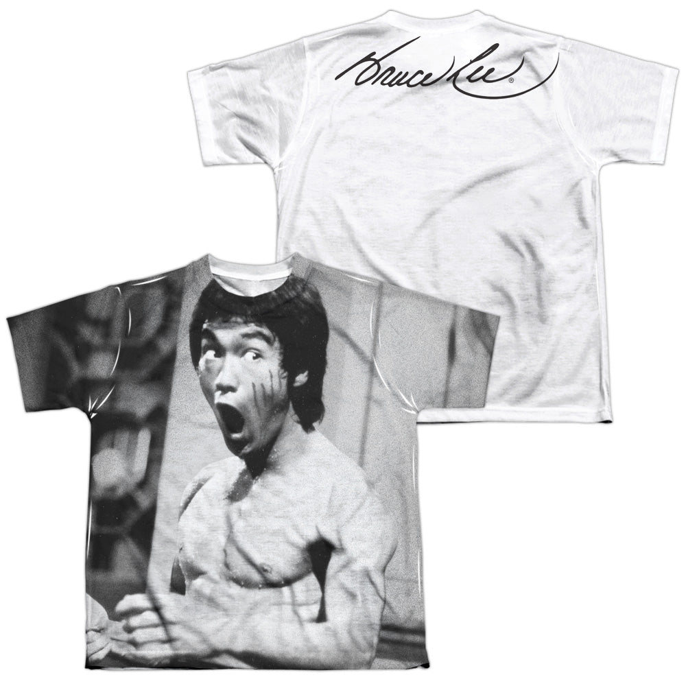 BRUCE LEE/CLASSIC LEE (FRONT/BACK PRINT) - S/S YOUTH POLY CREW - MULTI