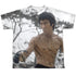 BRUCE LEE/BATTLE READY (FRONT/BACK PRINT) - S/S YOUTH POLY CREW - MULTI