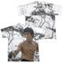 BRUCE LEE/BATTLE READY (FRONT/BACK PRINT) - S/S YOUTH POLY CREW - MULTI