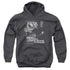 BRUCE LEE/NO WAY AS A WAY - YOUTH PULLOVER HOODIE - CHARCOAL