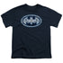 BATMAN/CYBER BAT SHIELD - S/S YOUTH 18/1 - NAVY
