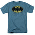 BATMAN/DRIPPING BRICK WALL SHIELD - S/S ADULT 18/1 - SLATE