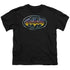BATMAN/HOT ROD SHIELD - S/S YOUTH 18/1 - BLACK