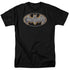 BATMAN/STEEL FIRE SHIELD - S/S ADULT 18/1 - BLACK