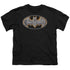 BATMAN/STEEL FIRE SHIELD - S/S YOUTH 18/1 - BLACK