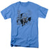 BATMAN/THROWING BLADES - S/S ADULT 18/1 - CAROLINA BLUE