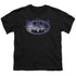 BATMAN/CRACKED SHIELD - S/S YOUTH 18/1 - BLACK