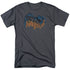 BATMAN/RETRO DARK KNIGHT - S/S ADULT 18/1 - CHARCOAL