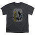 BATMAN/SWING INTO ACTION - S/S YOUTH 18/1 - CHARCOAL