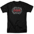 BATMAN/HIP HOP LOGO - S/S ADULT 18/1 - BLACK