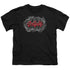 BATMAN/HIP HOP LOGO - S/S YOUTH 18/1 - BLACK