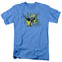 BATMAN/CITY SPLASH - S/S ADULT 18/1 - CAROLINA BLUE