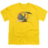 BATMAN/BATARANG SHOT - S/S YOUTH 18/1 - YELLOW