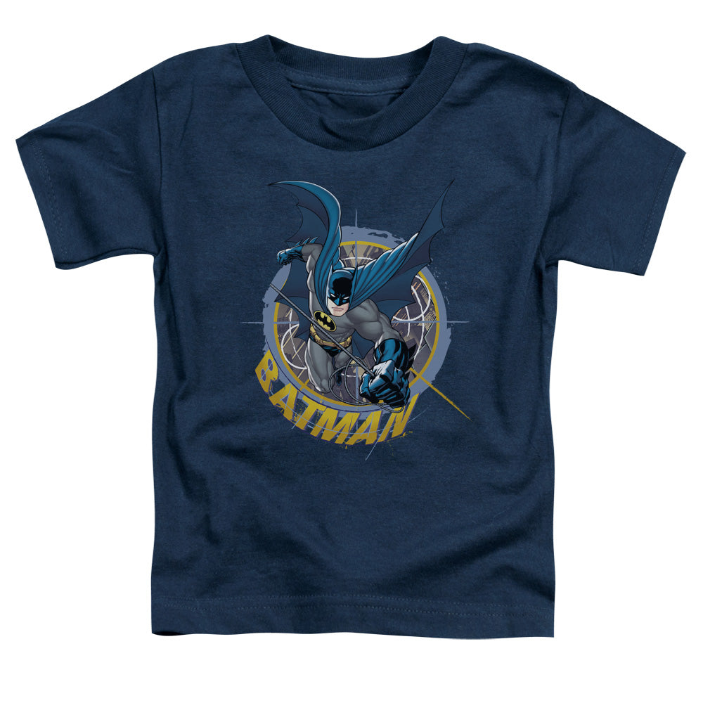 BATMAN/IN THE CROSSHAIRS - S/S TODDLER TEE - NAVY
