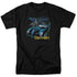 BATMAN/NICE WHEELS - S/S ADULT 18/1 - BLACK