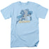 BATMAN/RUNNING RETRO - S/S ADULT 18/1 - LIGHT BLUE