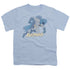 BATMAN/RUNNING RETRO - S/S YOUTH 18/1 - LIGHT BLUE