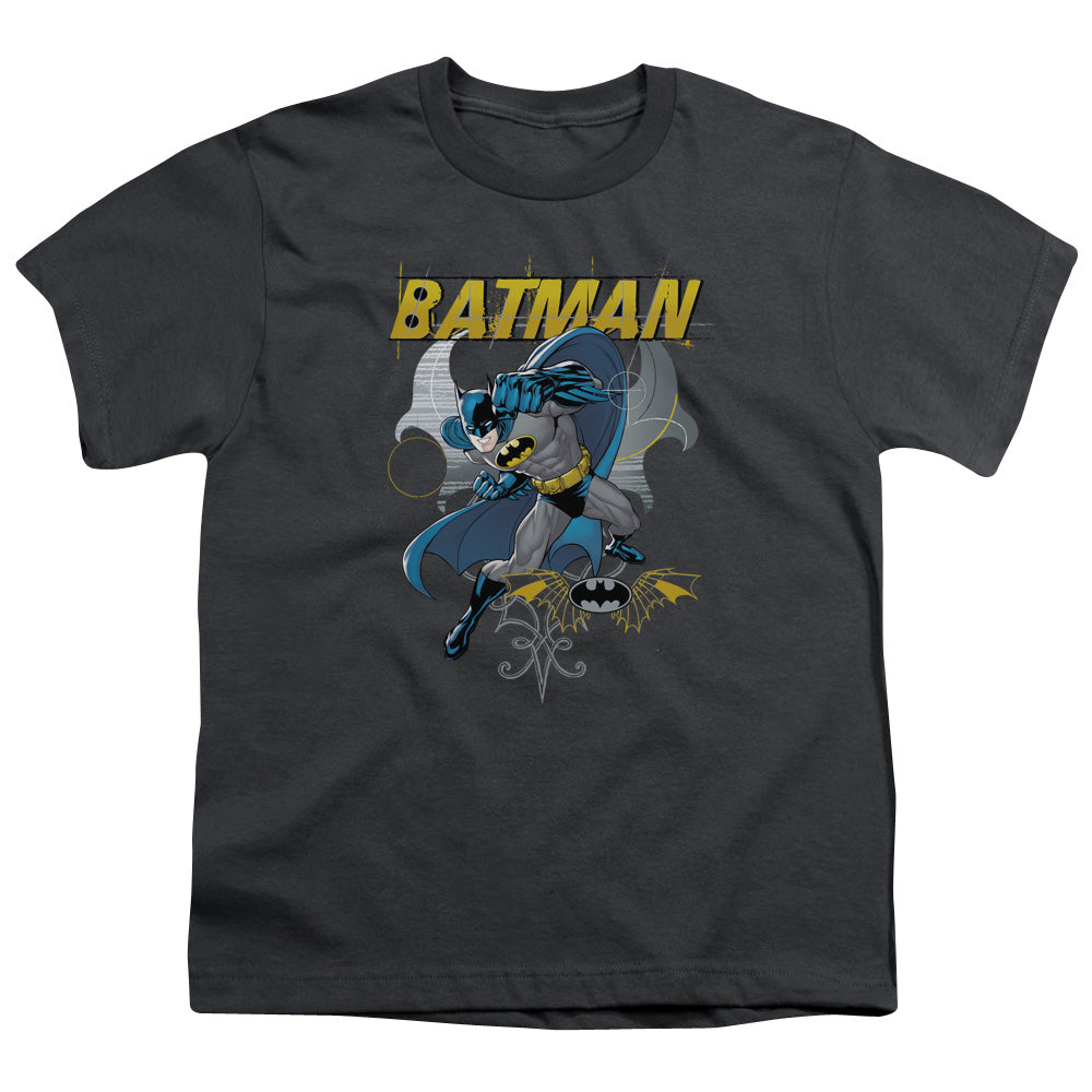 BATMAN/URBAN GOTHIC - S/S YOUTH 18/1 - CHARCOAL