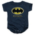 BATMAN/IM BATMAN - INFANT SNAPSUIT - NAVY