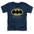 BATMAN/IM BATMAN - S/S TODDLER TEE - NAVY