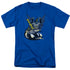 BATMAN/BY AIR & BY LAND - S/S ADULT 18/1 - ROYAL BLUE