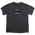 BATMAN/ARCANE BAT LOGO - S/S YOUTH 18/1 - CHARCOAL