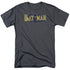 BATMAN/VINTAGE LOGO SPLATTER - S/S ADULT 18/1 - CHARCOAL