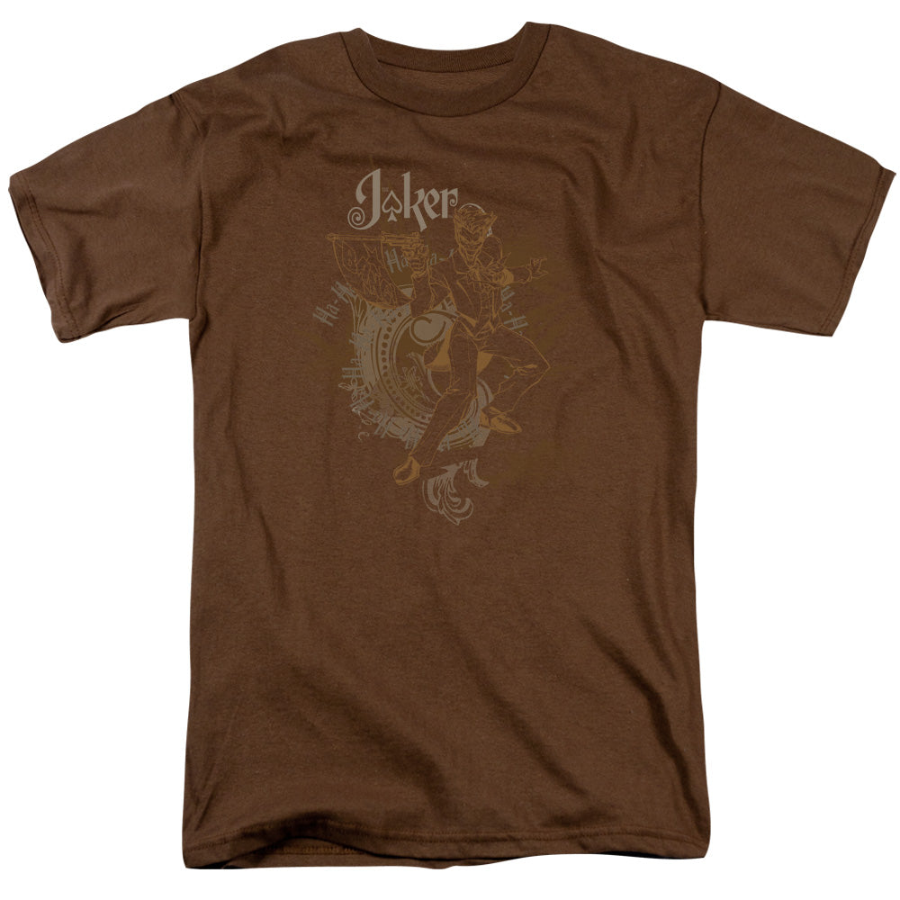BATMAN/JOKER EXPLOSION - S/S ADULT 18/1 - COFFEE
