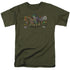 BATMAN/KING OF CRAZY - S/S ADULT 18/1 - MILITARY GREEN