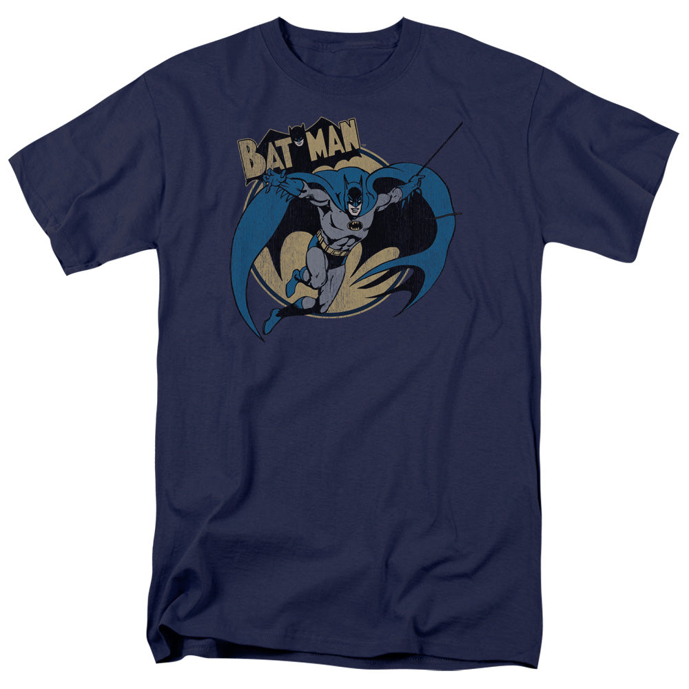 BATMAN/THROUGH THE NIGHT - S/S ADULT 18/1 - NAVY