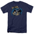 BATMAN/THROUGH THE NIGHT - S/S ADULT 18/1 - NAVY