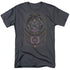 BATMAN/JOKER CHECKERED SIGN - S/S ADULT 18/1 - CHARCOAL
