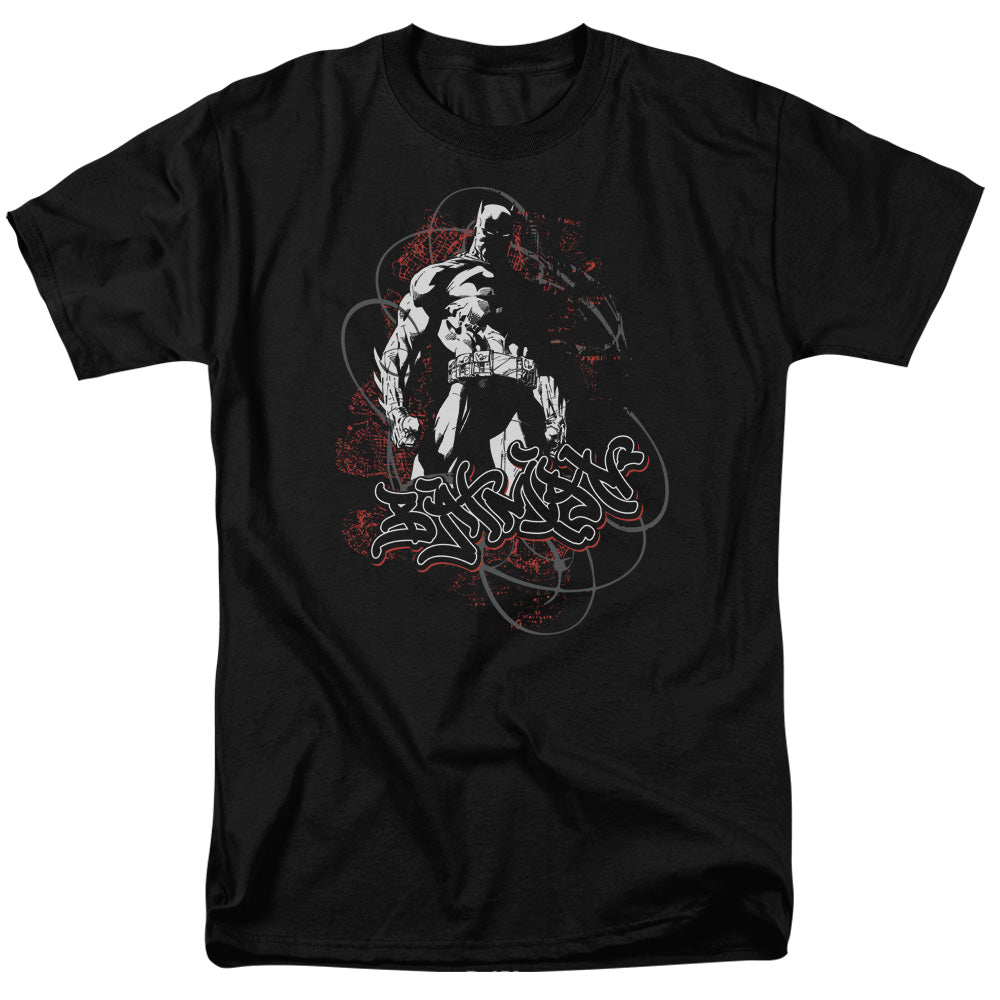 BATMAN/URBAN GOTHAM - S/S ADULT 18/1 - BLACK