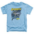 BATMAN/TASTE THE METAL - S/S TODDLER TEE - CAROLINA BLUE