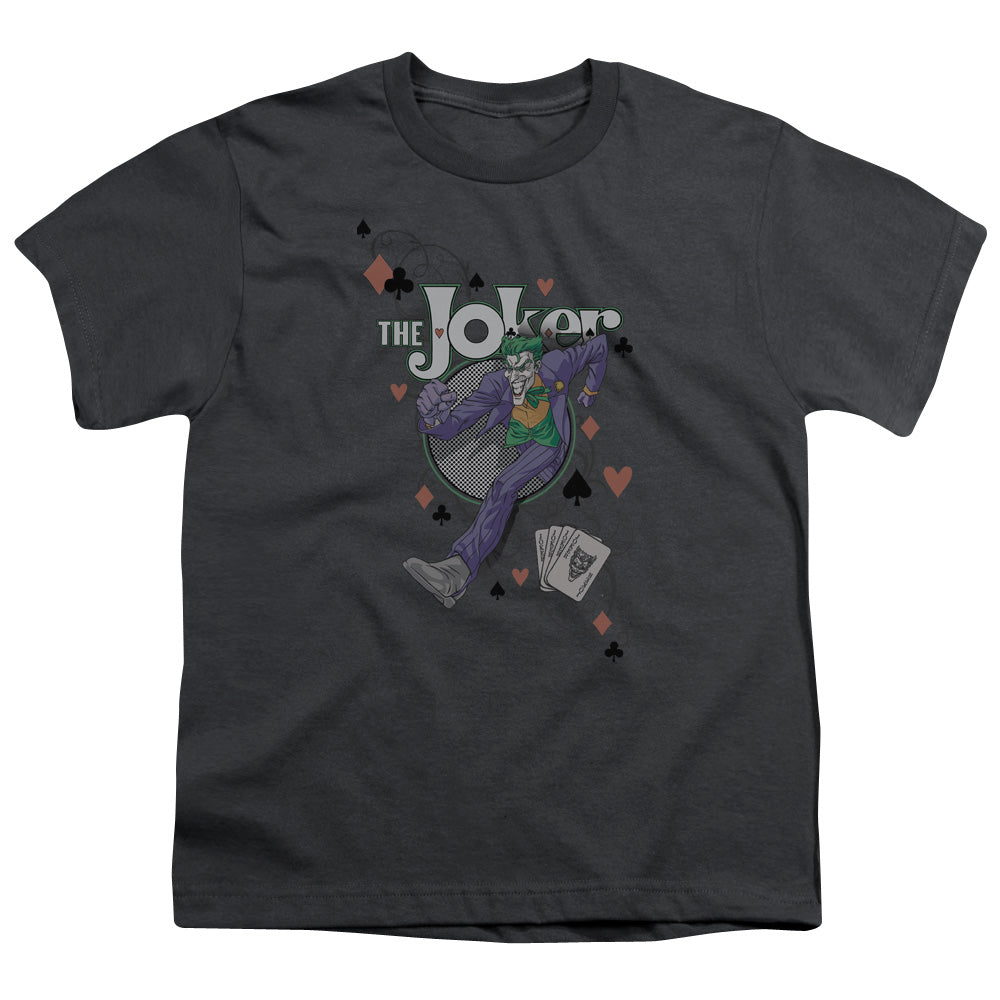 BATMAN/ALWAYS A JOKER - S/S YOUTH 18/1 - CHARCOAL