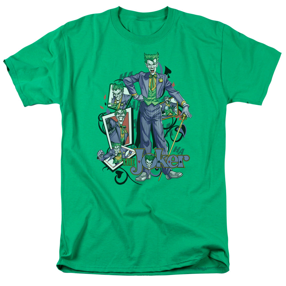 BATMAN/WILD CARDS - S/S ADULT 18/1 - KELLY GREEN