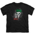 BATMAN/JOKER SPRAYS THE CITY - S/S YOUTH 18/1 - BLACK