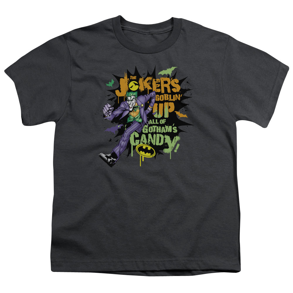 BATMAN/GOBLIN CANDY - S/S YOUTH 18/1 - CHARCOAL
