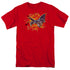 BATMAN/BATS DONT SCARE ME - S/S ADULT 18/1 - RED