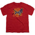 BATMAN/BATS DONT SCARE ME - S/S YOUTH 18/1 - RED
