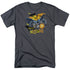 BATMAN/BATS WELCOME - S/S ADULT 18/1 - CHARCOAL