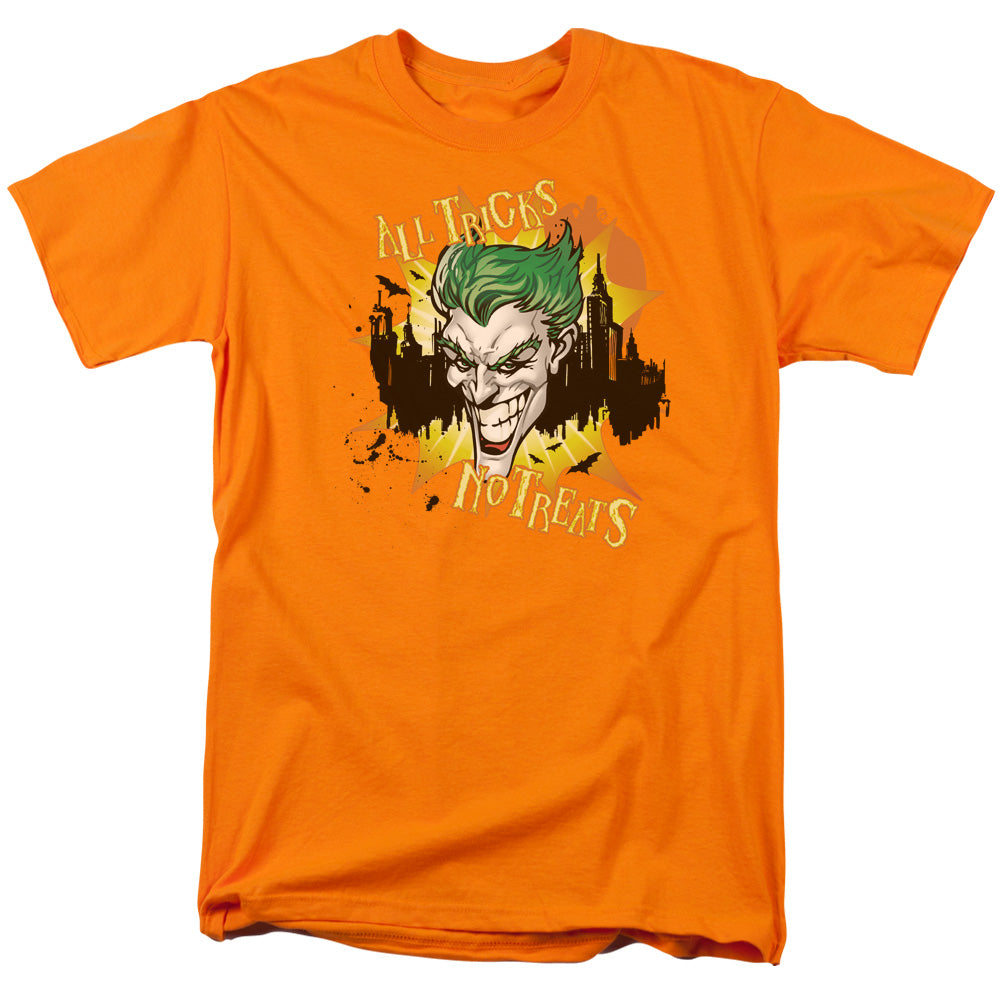 BATMAN/ALL TRICKS  NO TREATS - S/S ADULT 18/1 - ORANGE