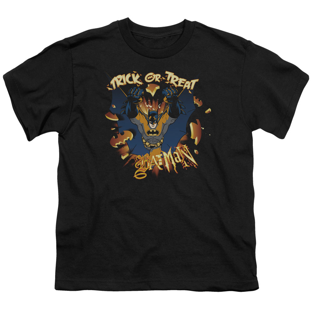BATMAN/PUMPKIN BURST - S/S YOUTH 18/1 - BLACK