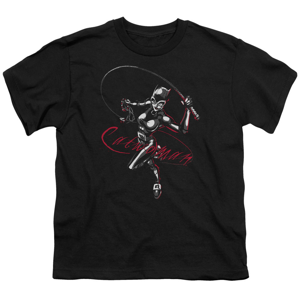 BATMAN/KITTEN WITH A WHIP - S/S YOUTH 18/1 - BLACK