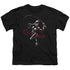 BATMAN/KITTEN WITH A WHIP - S/S YOUTH 18/1 - BLACK