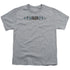 BATMAN/SKATEBOARD BATS - S/S YOUTH 18/1 - ATHLETIC HEATHER