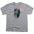 BATMAN/HELLO - S/S YOUTH 18/1 - ATHLETIC HEATHER